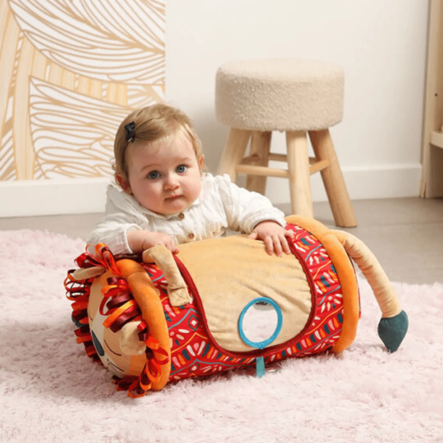 Roller sensoryczny z pokrowcem – lew