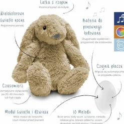 RO Szumiąca Lampka Nocna Królik Beige