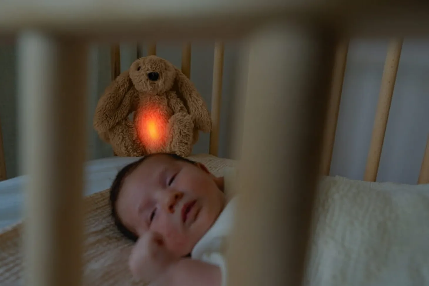 RO Szumiąca Lampka Nocna Królik Beige