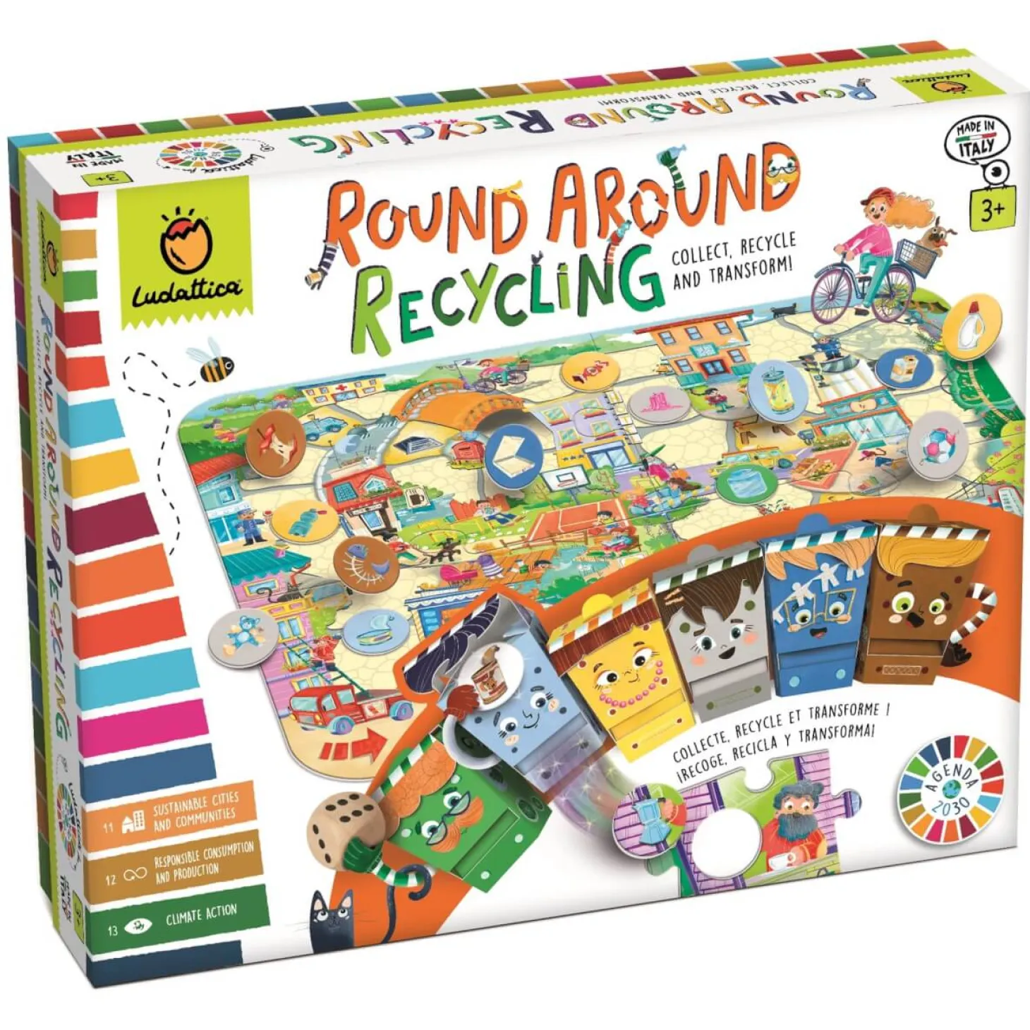 ROUND AROUND RECYCLING - gra planszowa AGENDA 2030 „W CYKLU RECYKLINGU”
