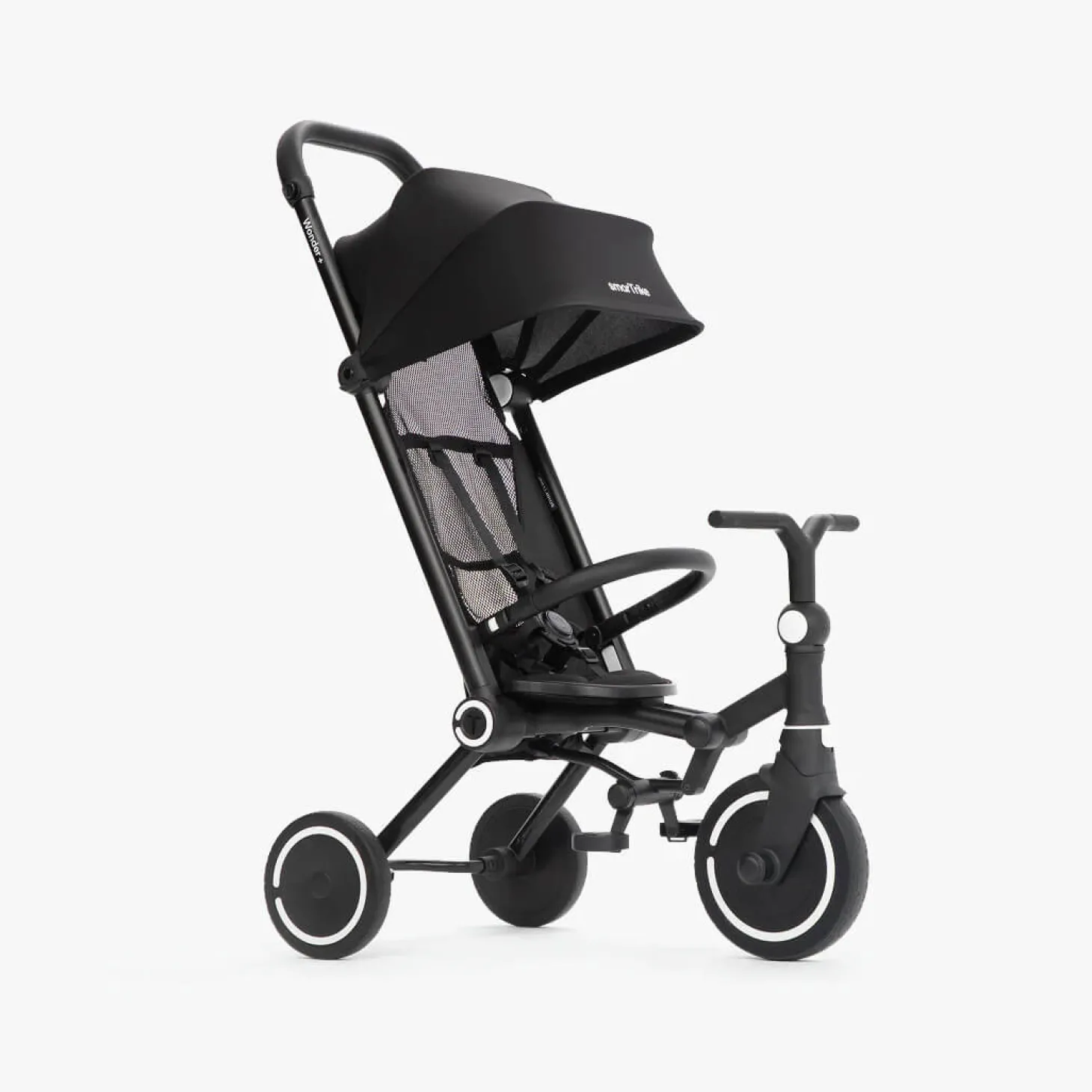 Rowerek z funkcją wózka Wonder PLUS - czarny