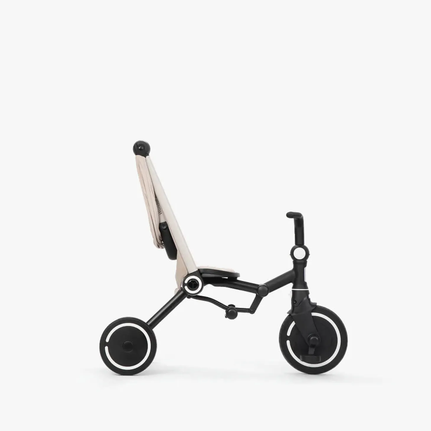 Rowerek z funkcją wózka Wonder PLUS - piaskowy