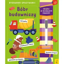 Rysowanki - zmazywanki. Bóbr budowniczy