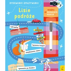 Rysowanki - zmazywanki. Lisie podróże