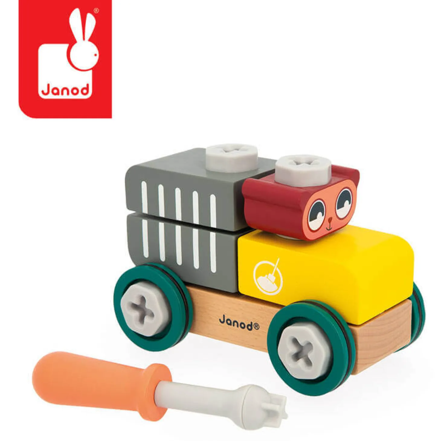 Samochód do składania Miś Brico'kids 2+
