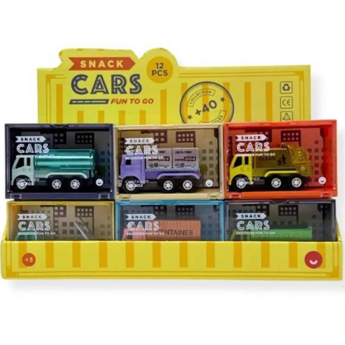 Samochodzik Snack Cars seria 5: samochody serwisowe, transportowe i budowlane, 1szt.
