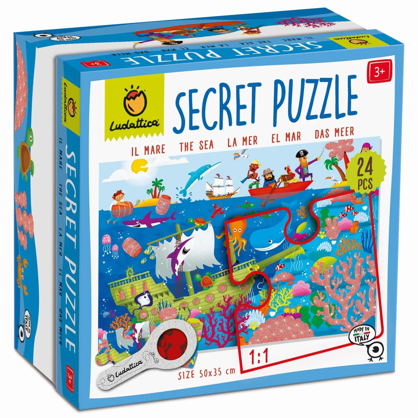 SECRET PUZZLE - puzzle z tajemnicą - MORZE