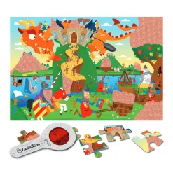 SECRET PUZZLE - puzzle z tajemnicą - OBLĘŻENIE ZAMKU