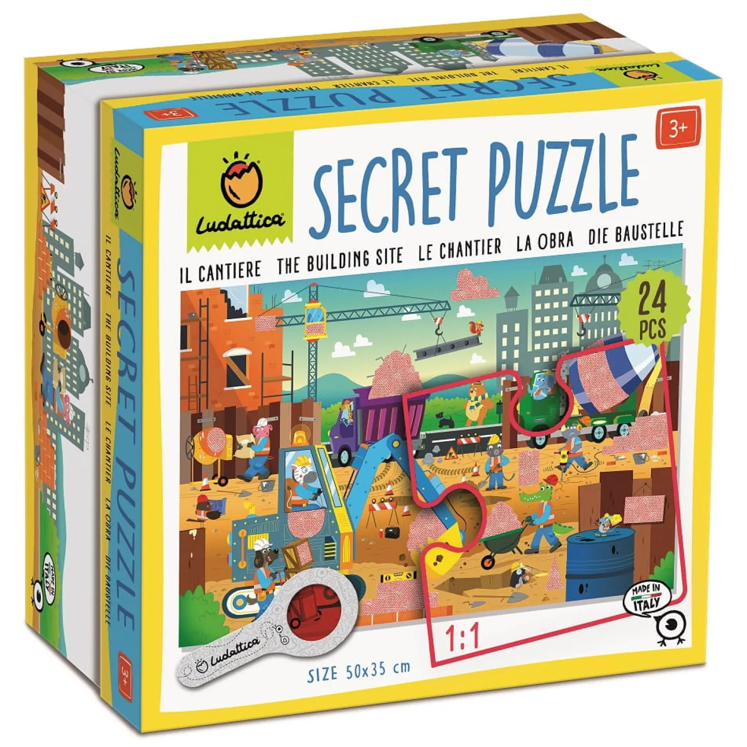 SECRET PUZZLE - puzzle z tajemnicą - PLAC BUDOWY