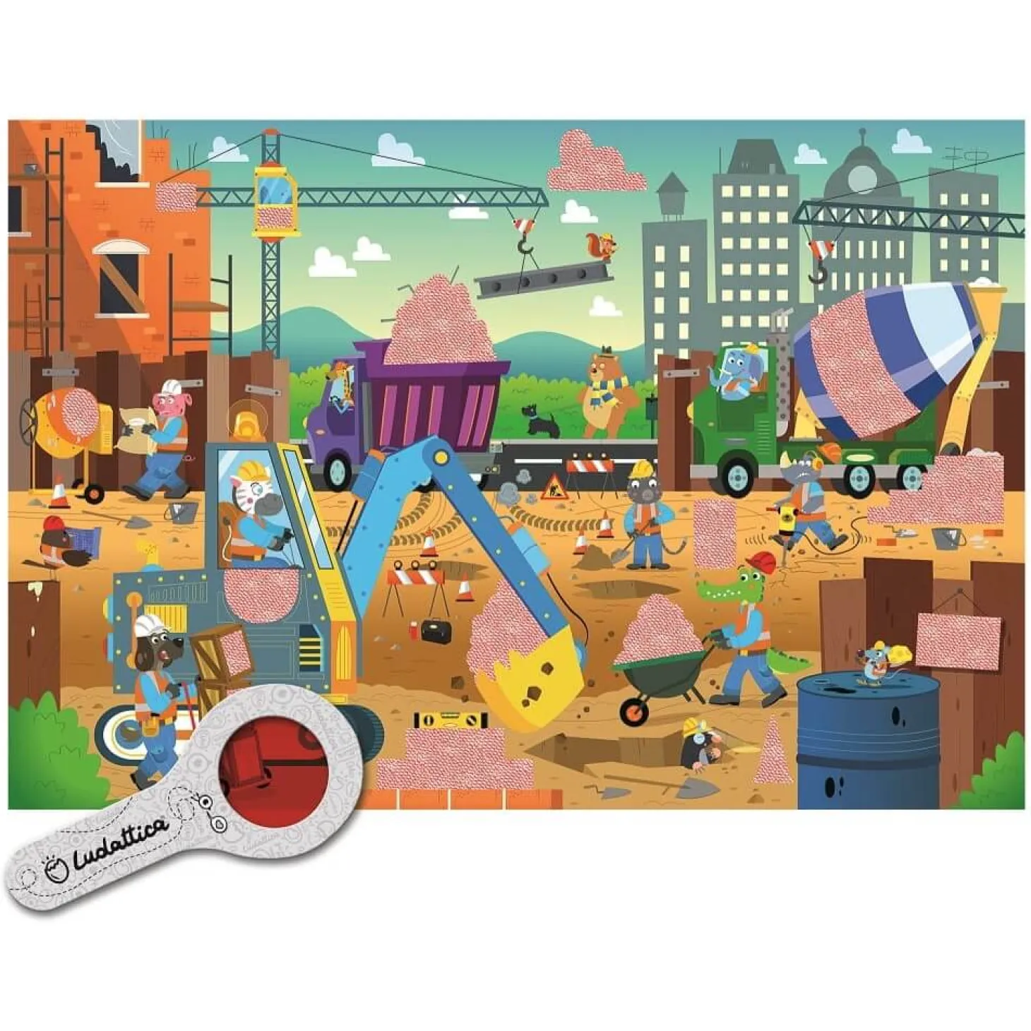 SECRET PUZZLE - puzzle z tajemnicą - PLAC BUDOWY