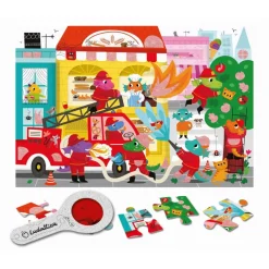 SECRET PUZZLE - puzzle z tajemnicą - STRAŻACY W AKCJI