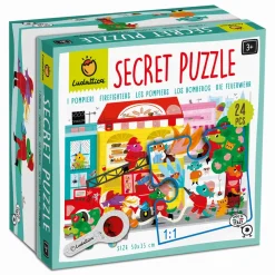 SECRET PUZZLE - puzzle z tajemnicą - STRAŻACY W AKCJI