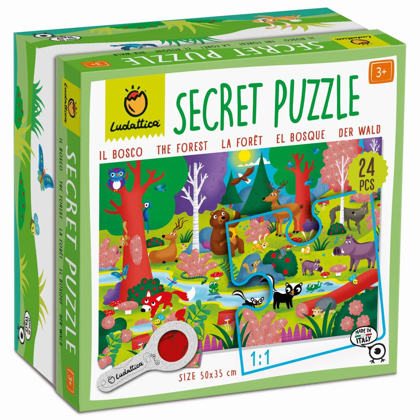 SECRET PUZZLE - puzzle z tajemnicą - LAS