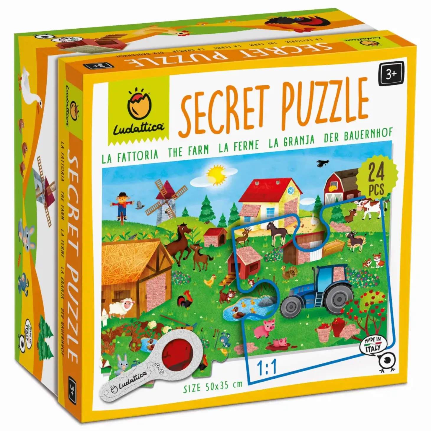SECRET PUZZLE - puzzle z tajemnicą - GOSPODARSTWO ROLNE