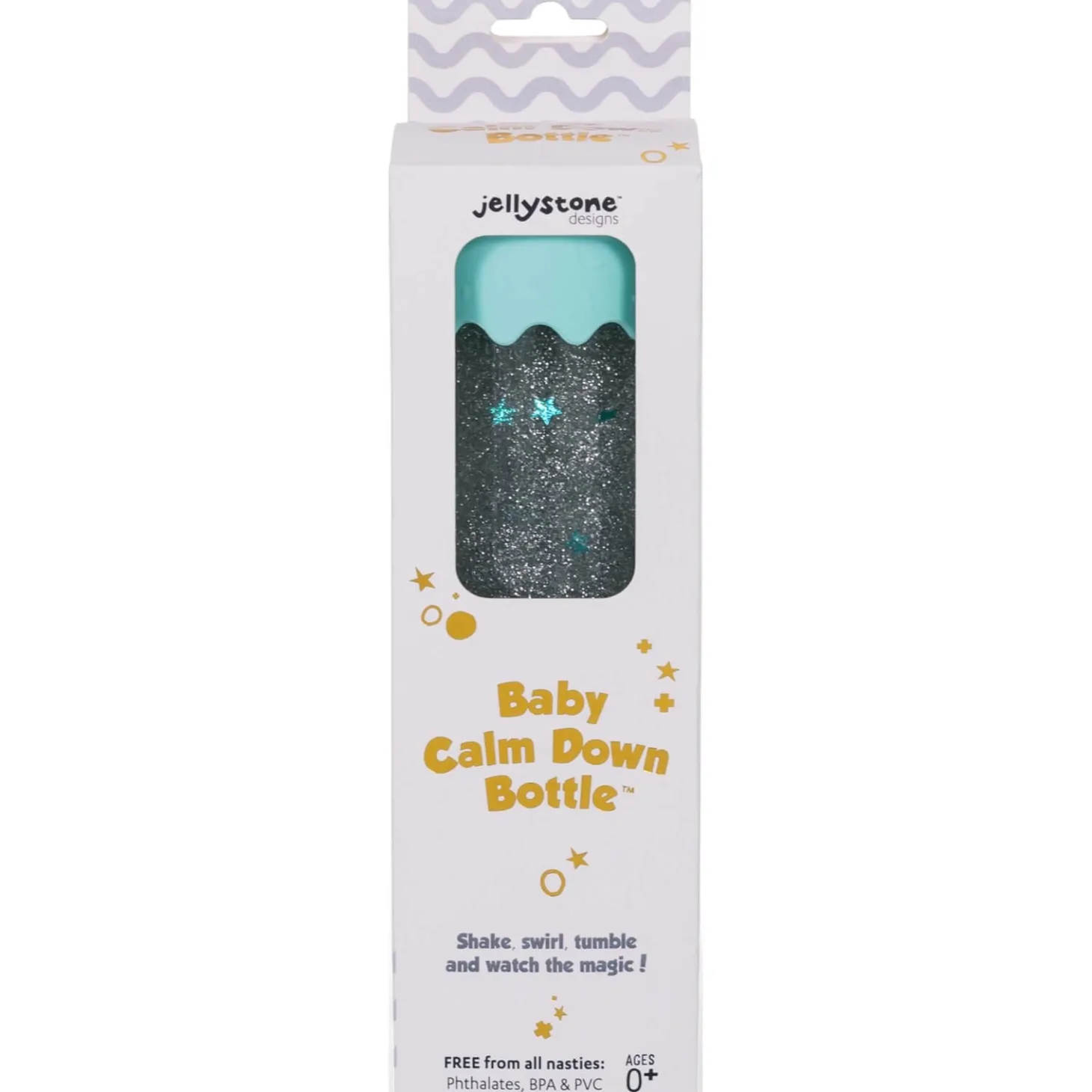 Sensoryczna butelka dla niemowląt SOFT MINT