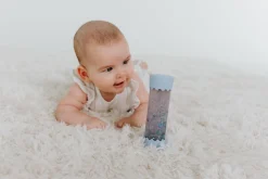 Sensoryczna butelka dla niemowląt SOFT BLUE