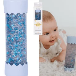 Sensoryczna butelka dla niemowląt SOFT BLUE