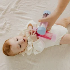 Sensoryczna butelka dla niemowląt SOFT BLUE