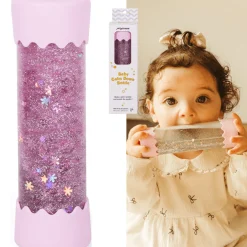Sensoryczna butelka dla niemowląt SOFT PINK
