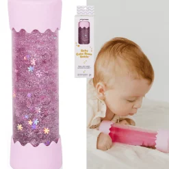 Sensoryczna butelka dla niemowląt SOFT PINK