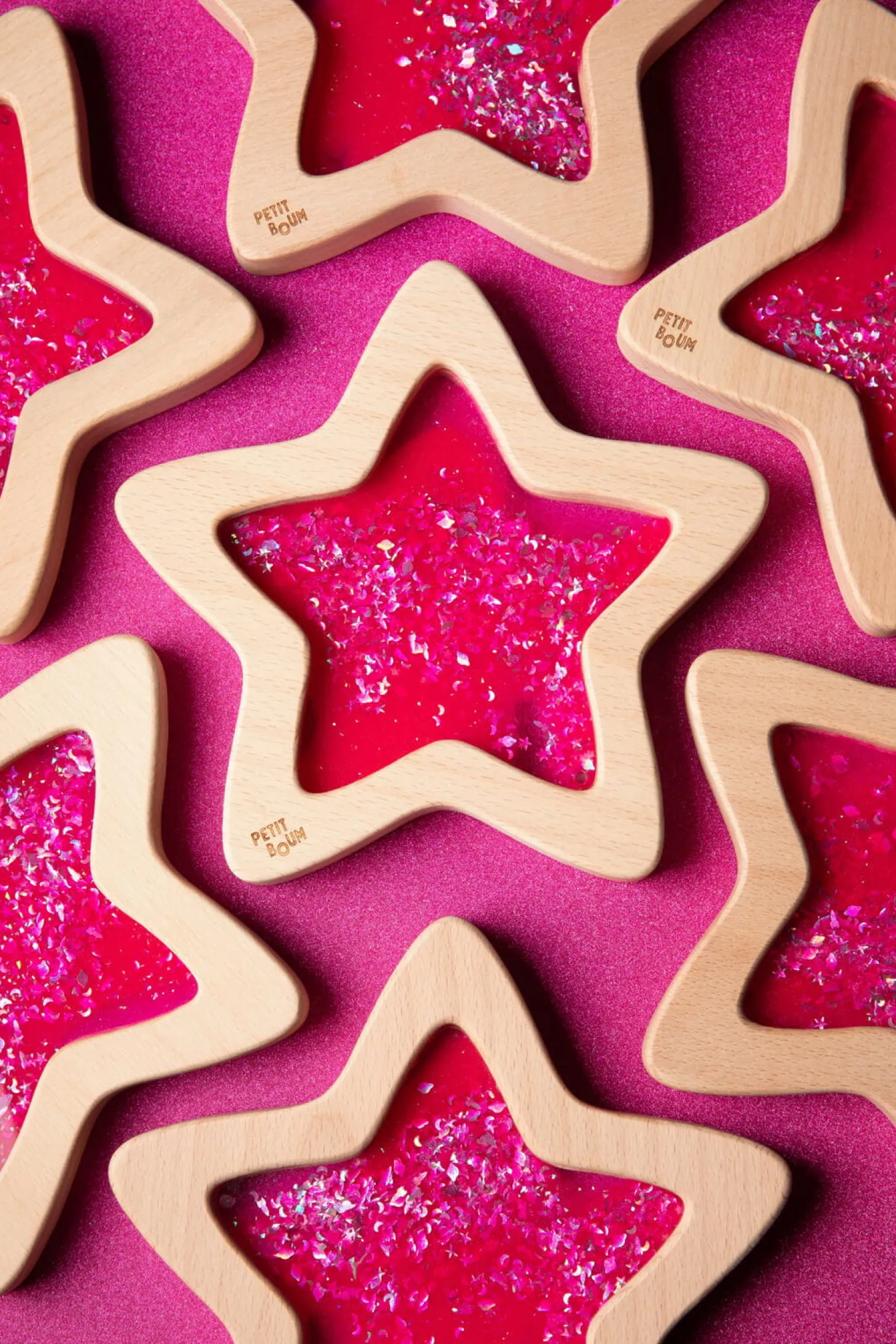 Sensoryczna GWIAZDA PINK świecąca w ciemności