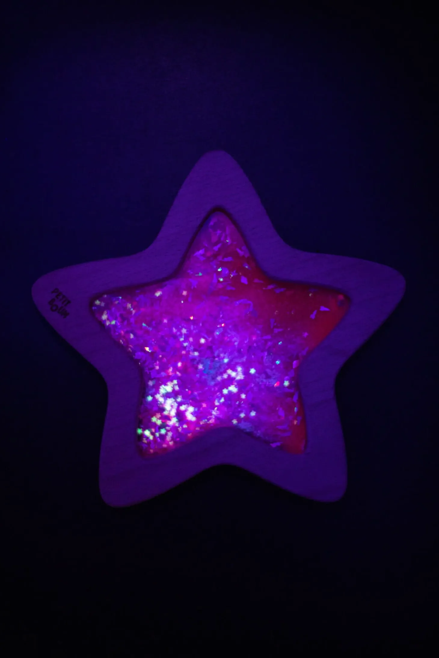 Sensoryczna GWIAZDA PINK świecąca w ciemności