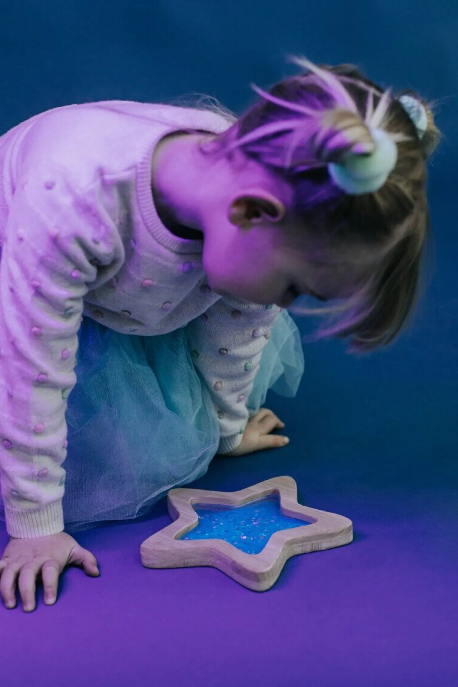 Sensoryczna GWIAZDA świecąca w ciemności