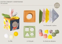Sensoryczna kostka edukacyjna