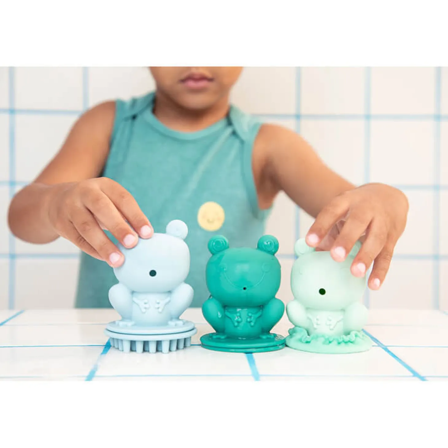 Sensoryczne zabawki do kąpieli - Żabki