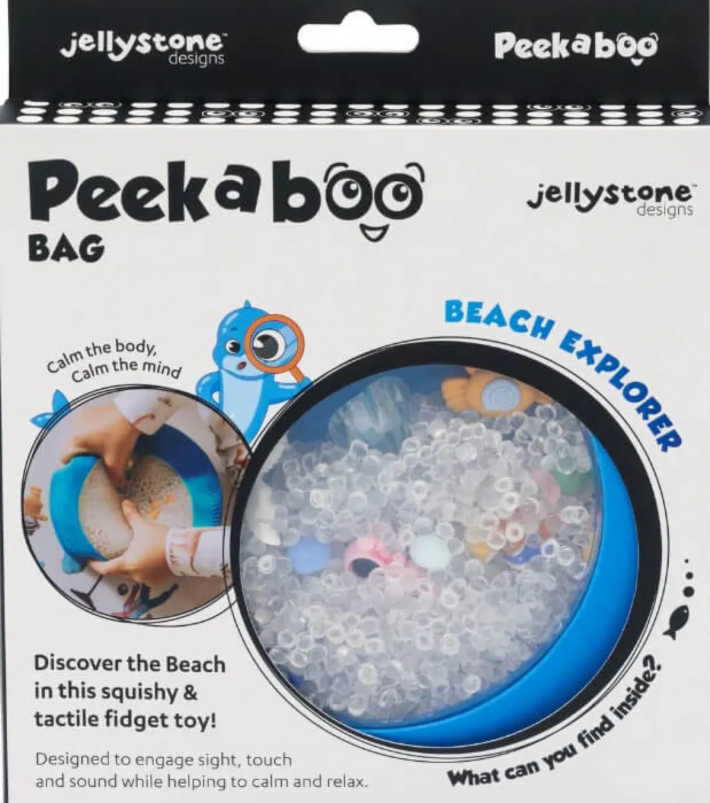 Sensoryczny dysk z figurkami A-Ku-Ku! Peekaboo - Plaża