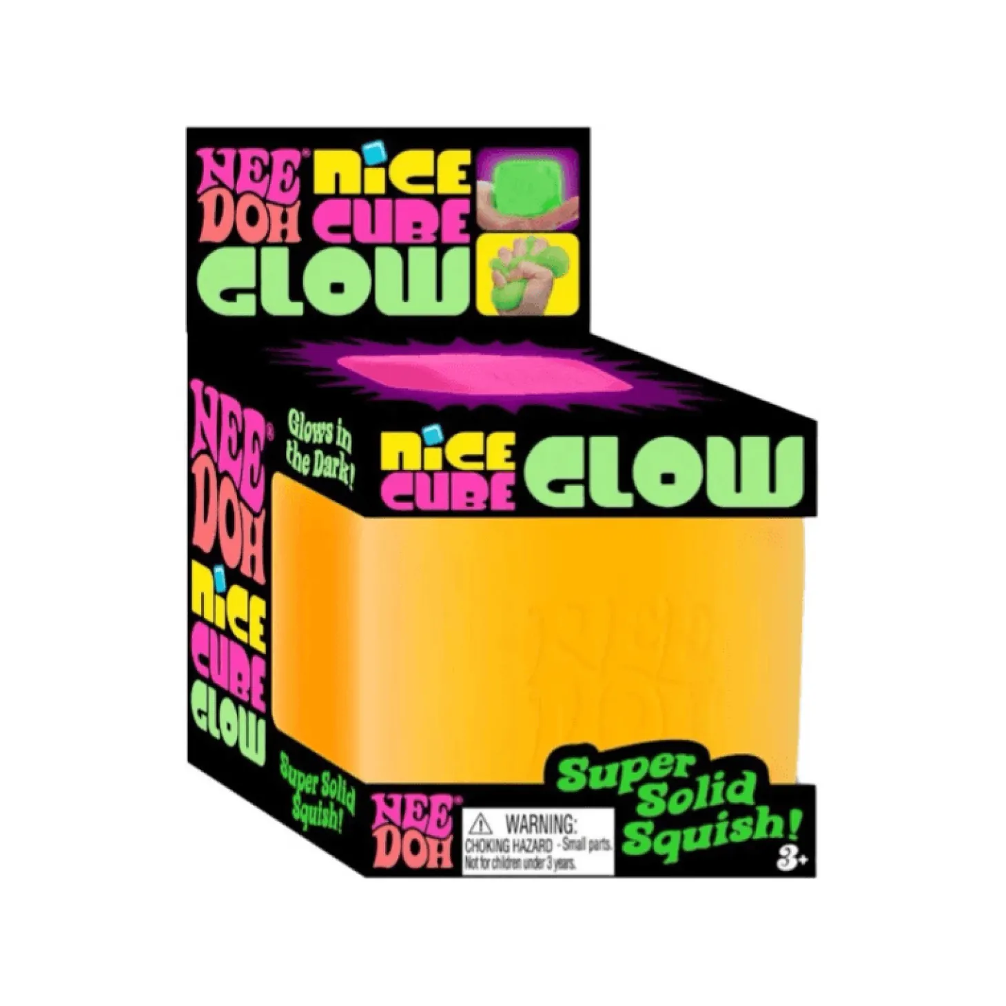 Sensoryczny gniotek Schylling Nice Cube Glow