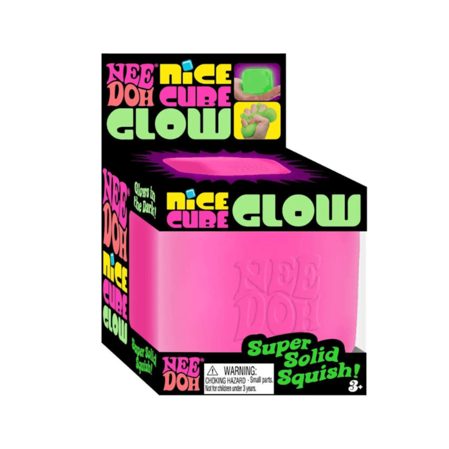 Sensoryczny gniotek Schylling Nice Cube Glow