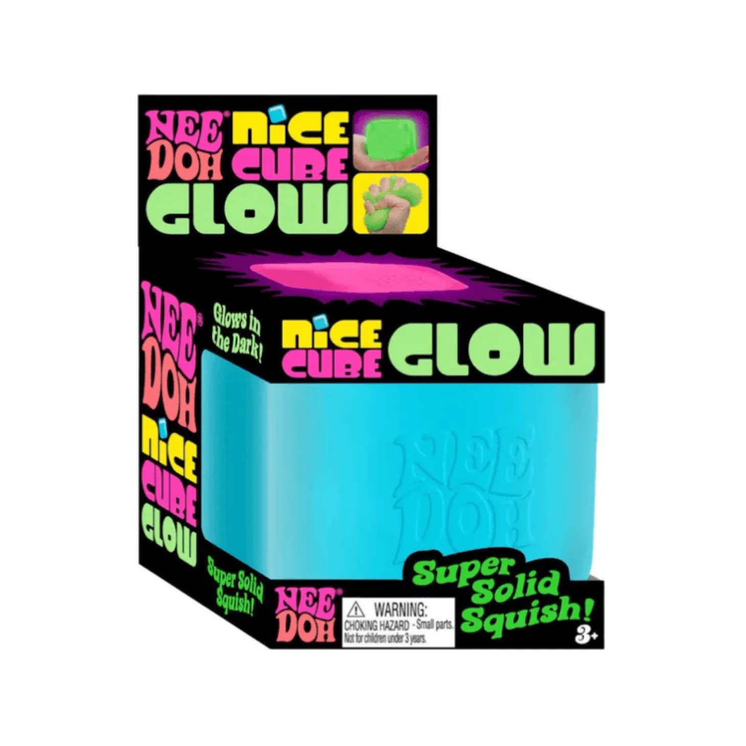 Sensoryczny gniotek Schylling Nice Cube Glow