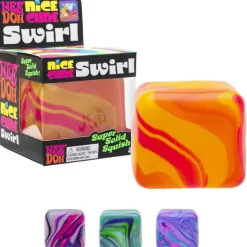 Sensoryczny gniotek Schylling Nice Cube Swirl