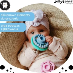 Silikonowa wieża gryzak pastelowa
