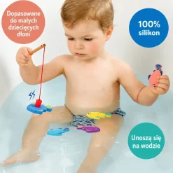 Silikonowe rybki do łowienia na magnes