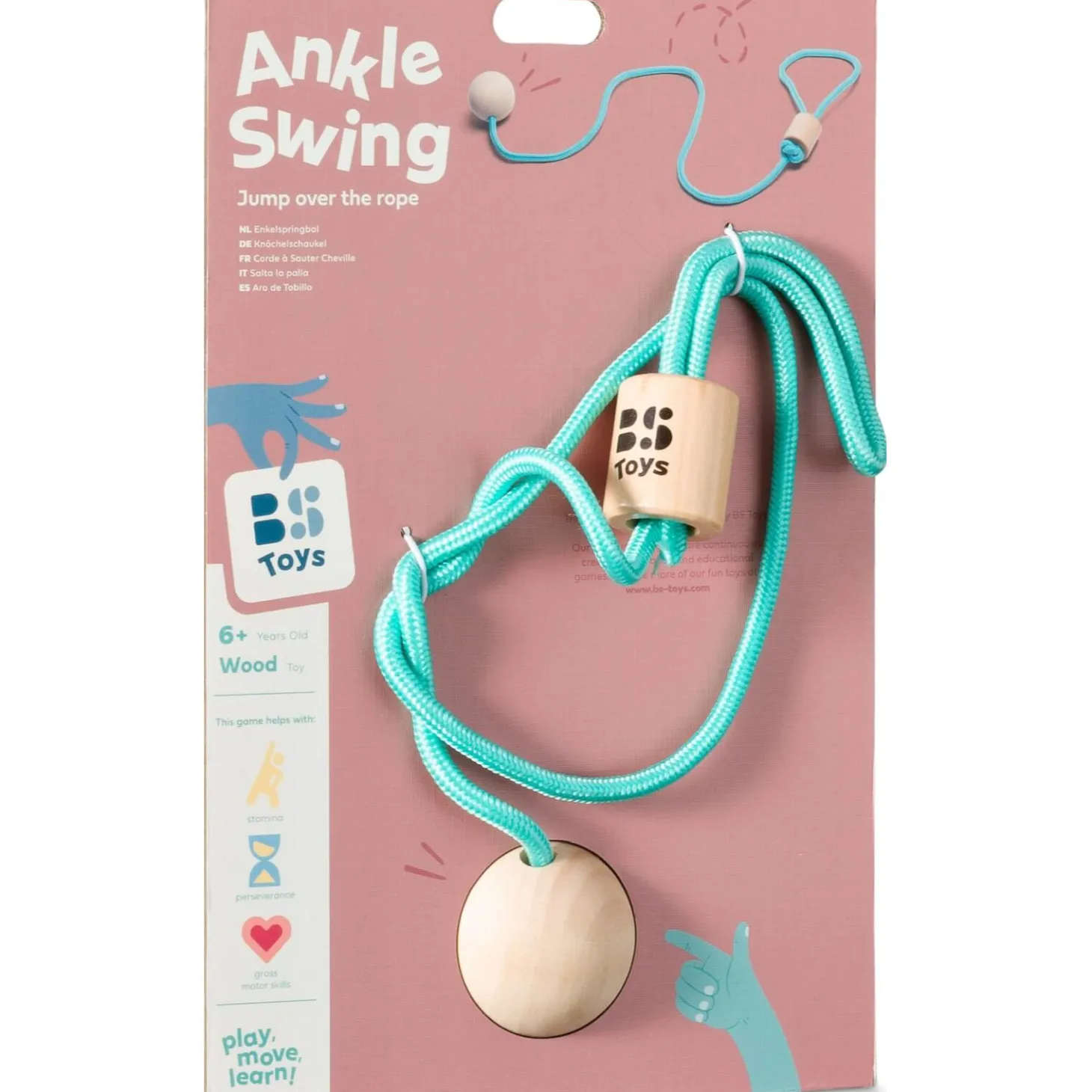 Skakanka na jedną nogę Hula Hop Ankle Swing