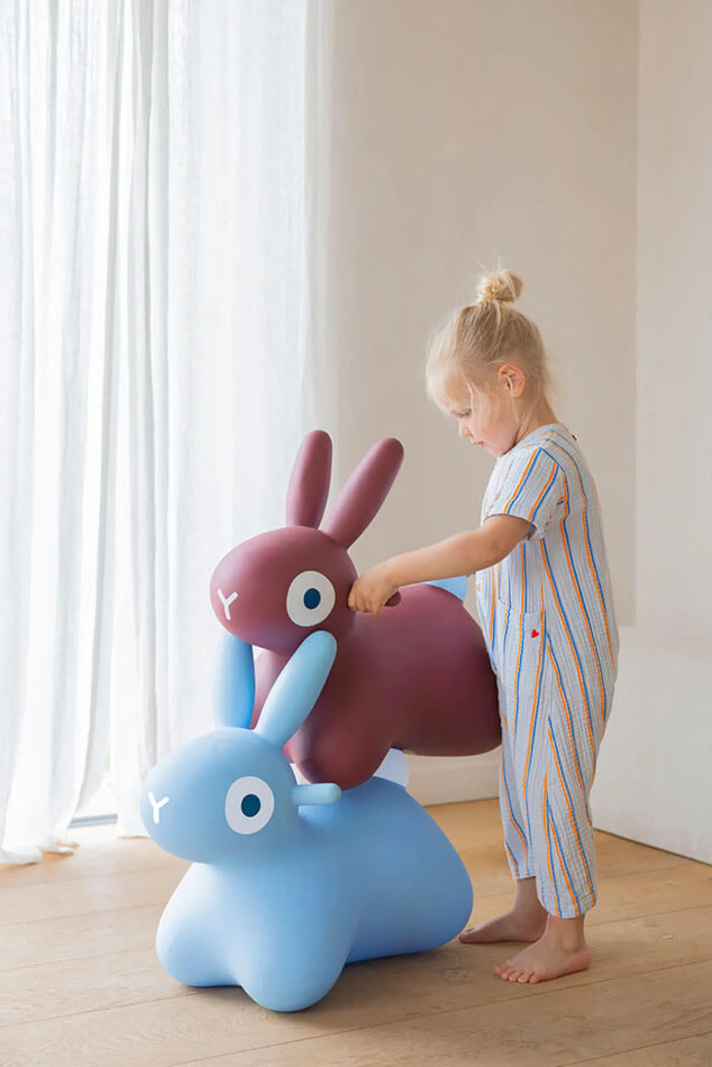 Skoczek Hoppi Bunny - Blue