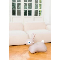 Skoczek Hoppi Bunny - Warm grey