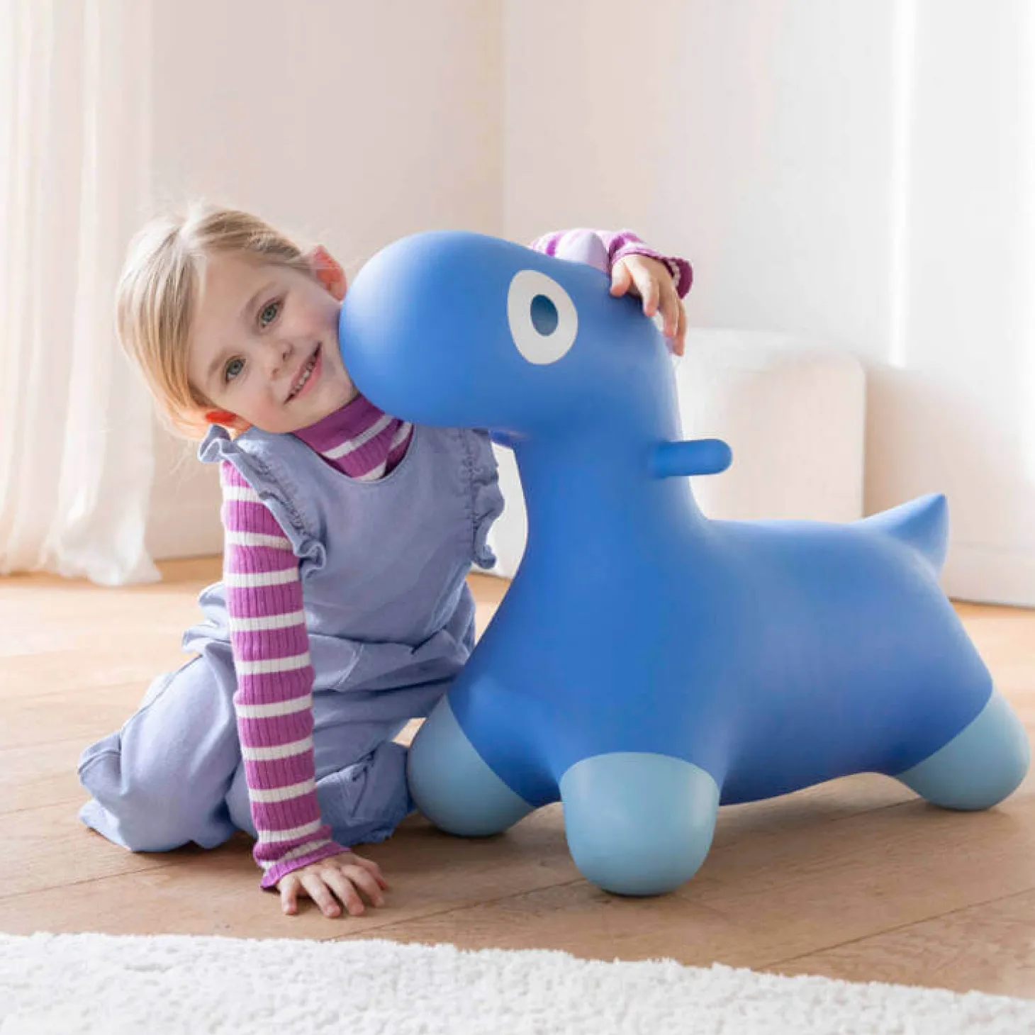 Skoczek Hoppi Dino - Cosmic Blue