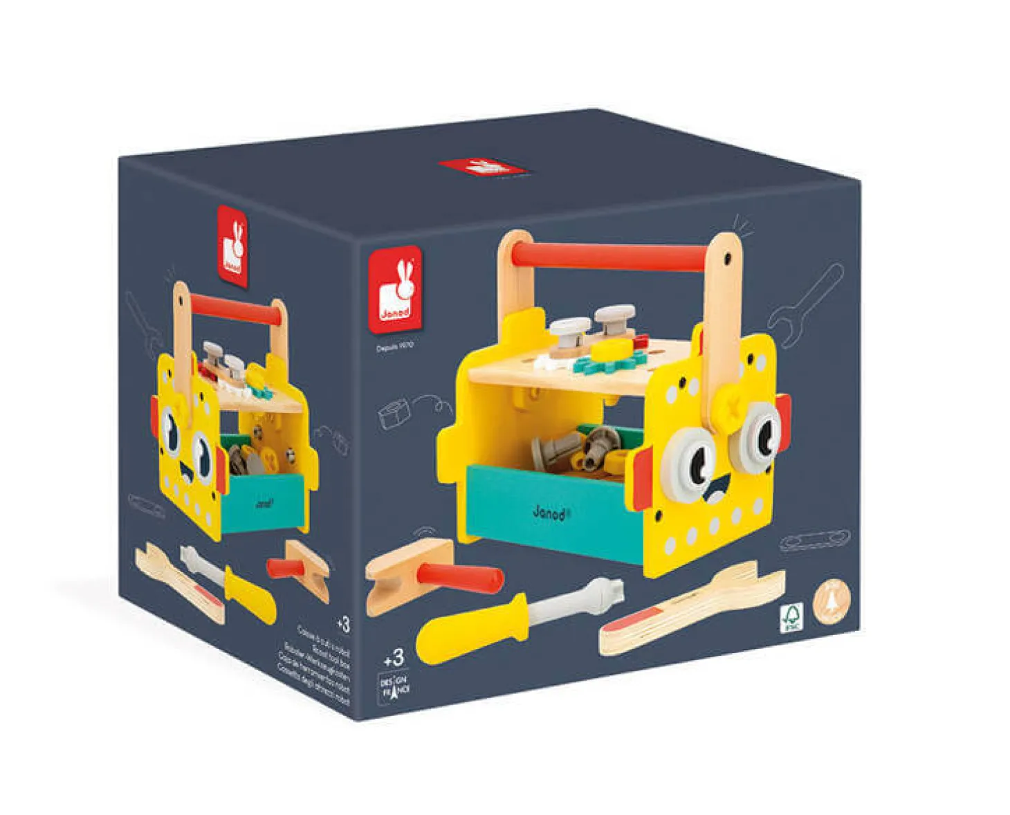 Skrzynka z narzędziami Robot Brico ‘Kids