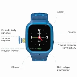 Smartwatch dla dzieci - Niebieski