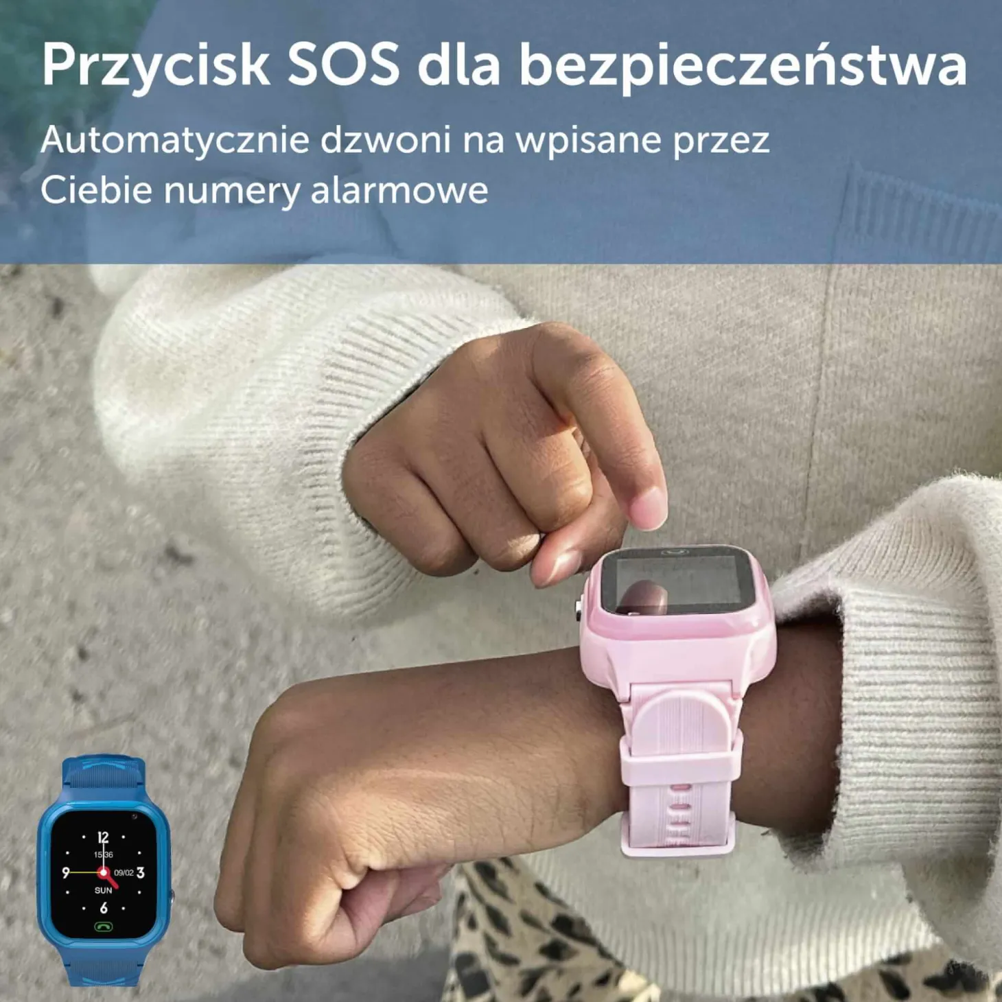 Smartwatch dla dzieci - Różowy