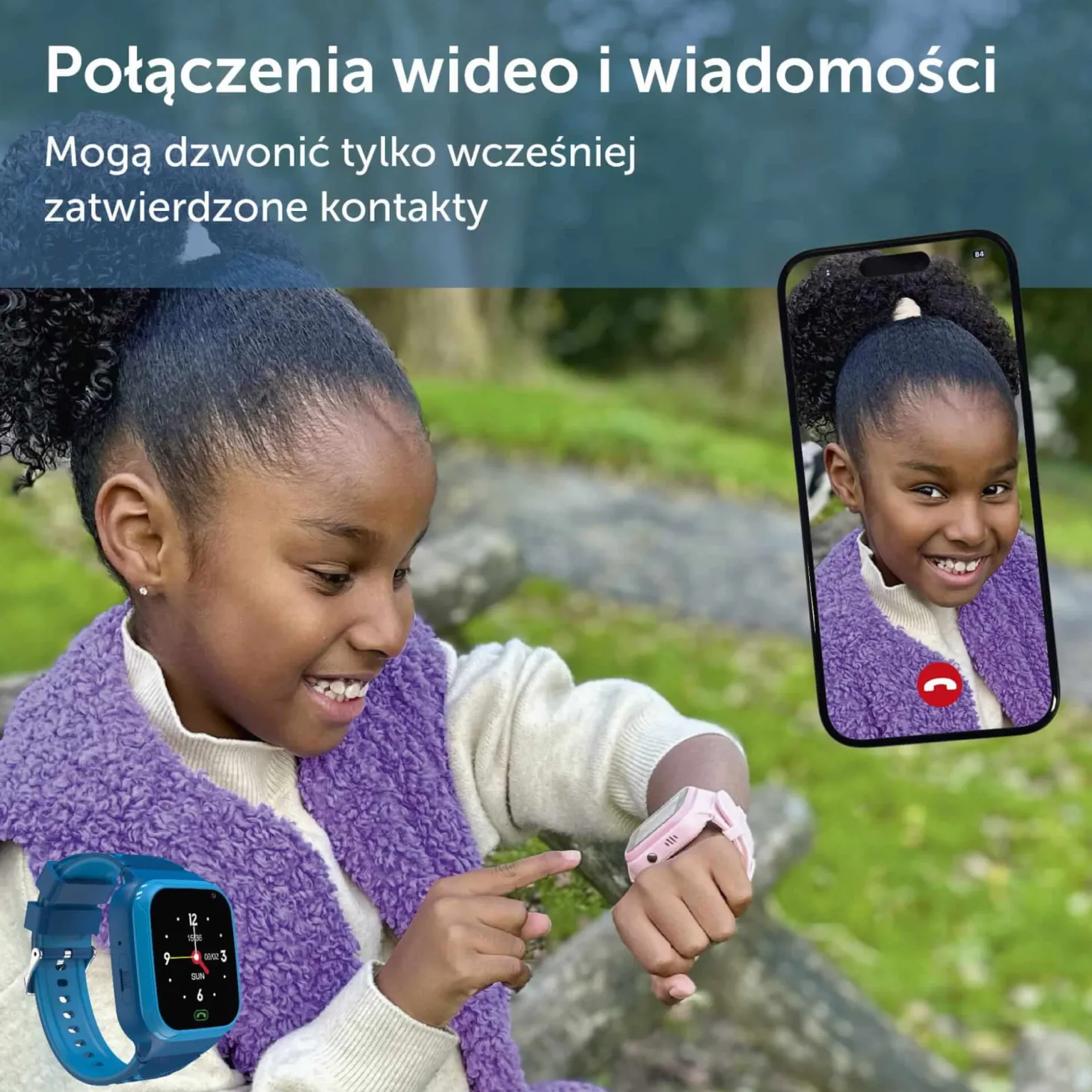 Smartwatch dla dzieci - Różowy