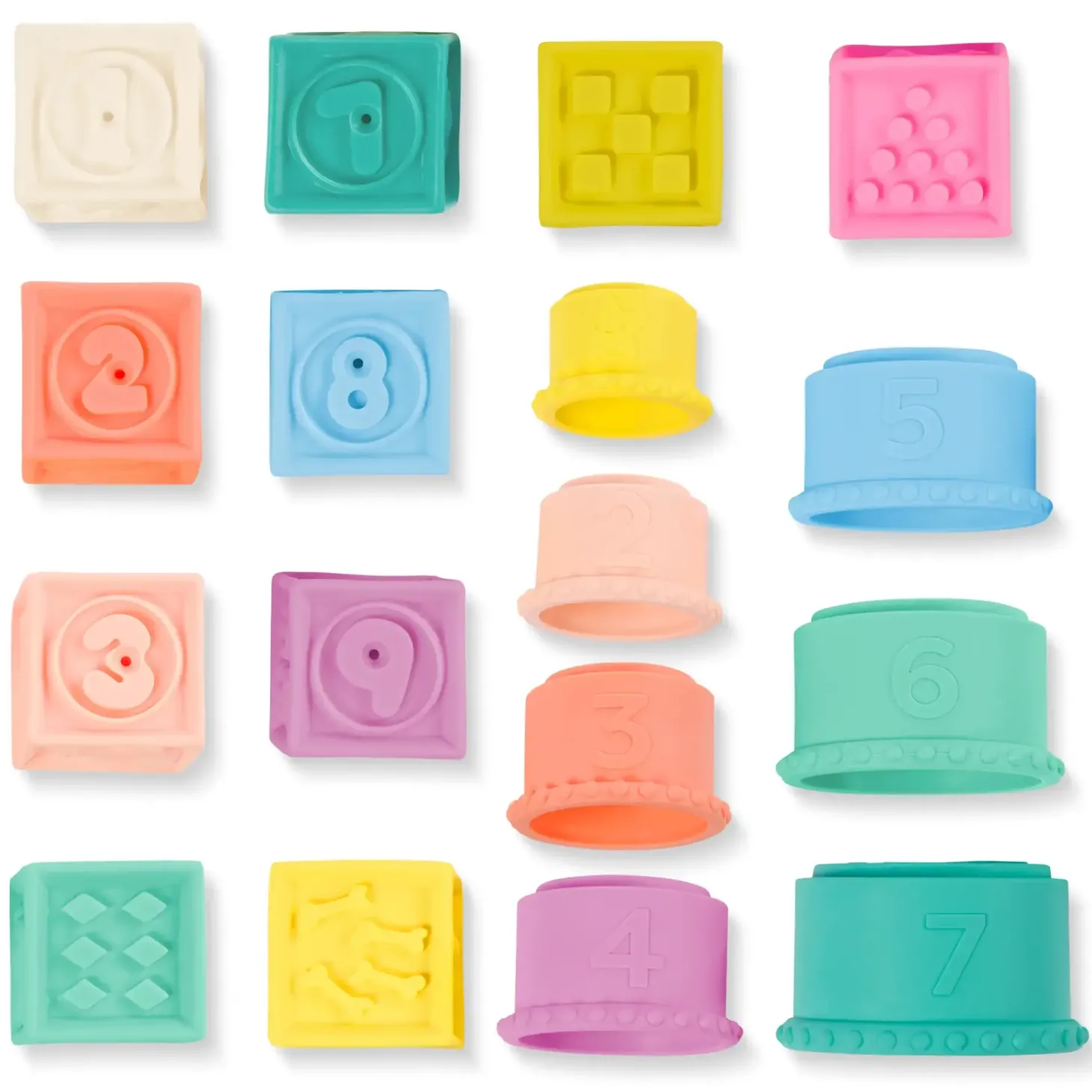 Stackin’ Squishies – miękkie kubeczki i klocki sensoryczne 2w1