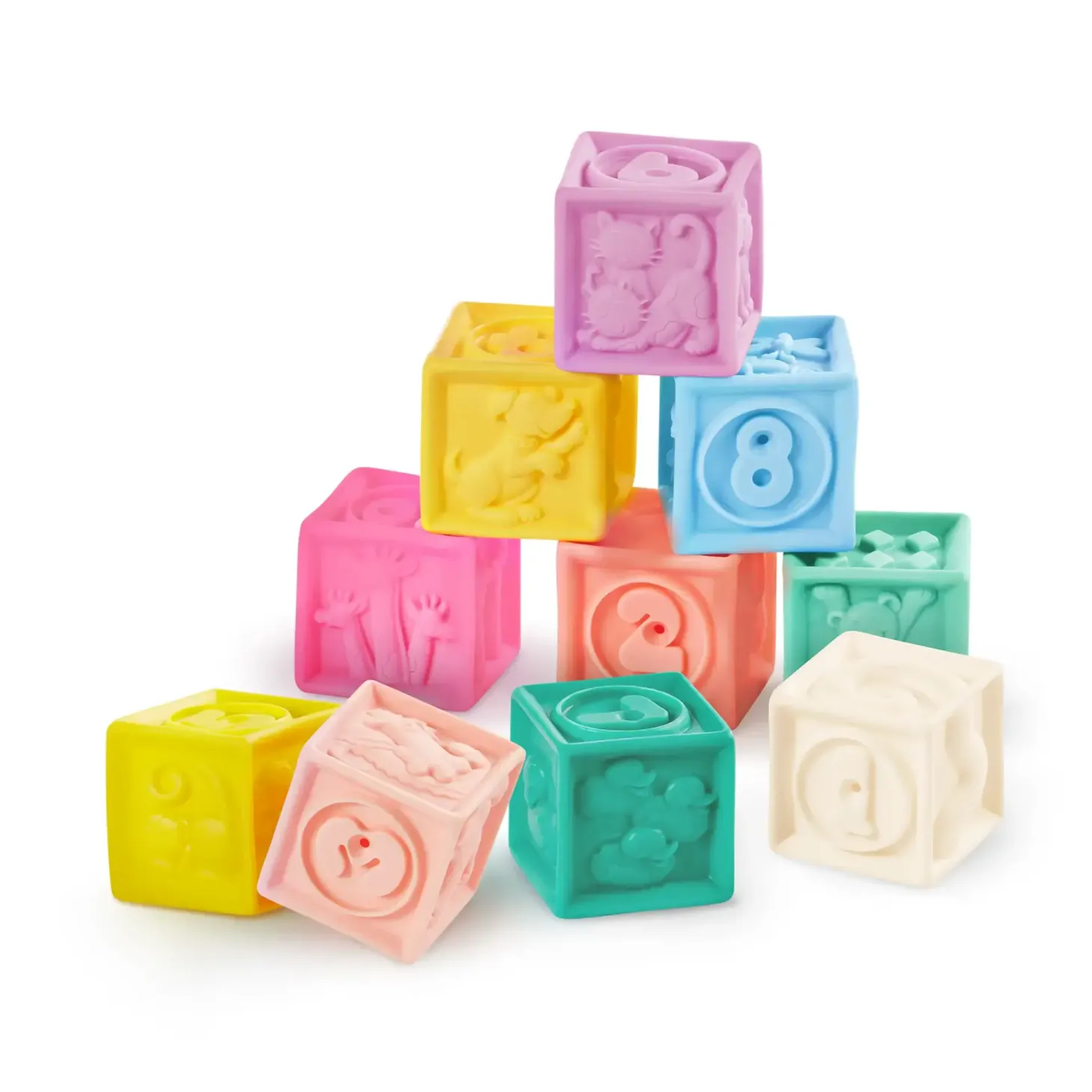 Stackin’ Squishies – miękkie kubeczki i klocki sensoryczne 2w1
