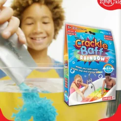Strzelający proszek do kąpieli Crackle Baff Colours 6 użyć 6 kolorów 3+