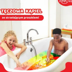 Strzelający proszek do kąpieli Crackle Baff Colours 6 użyć 6 kolorów 3+