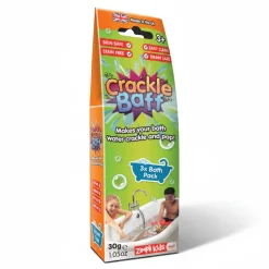 Strzelający proszek do kąpieli Crackle Baff Colours - 3 użycia, 3 kolory
