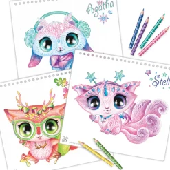 Szkicownik z magicznymi zwierzątkami 7+